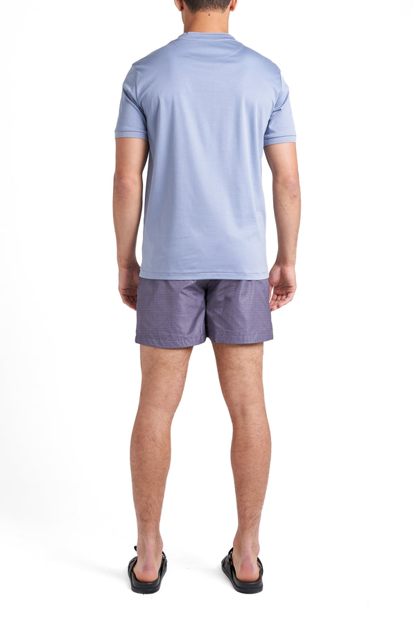 Grey & Steel Blue Swim Shorts