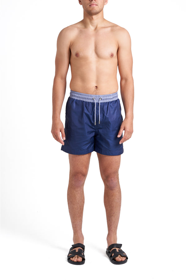 Plain Navy Swim Shorts