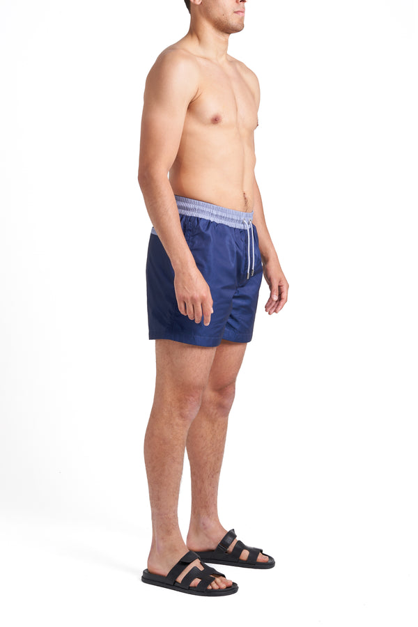 Plain Navy Swim Shorts