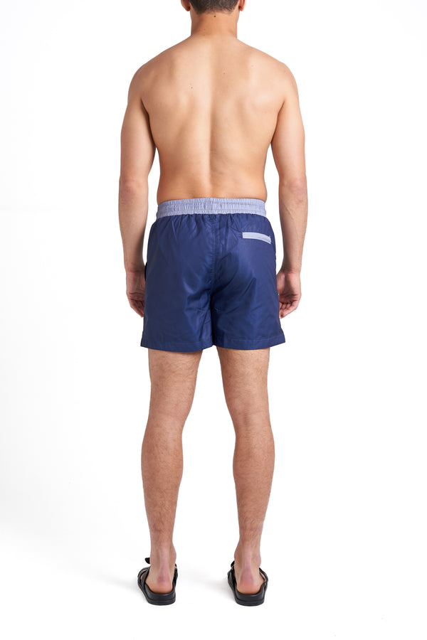 Plain Navy Swim Shorts