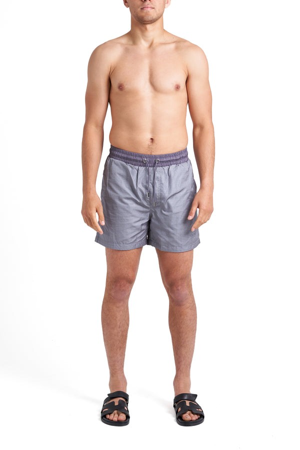 Light & Steel Grey Swim Shorts