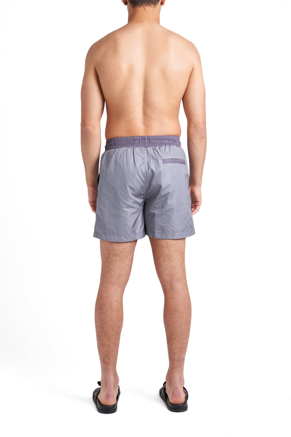 Light & Steel Grey Swim Shorts