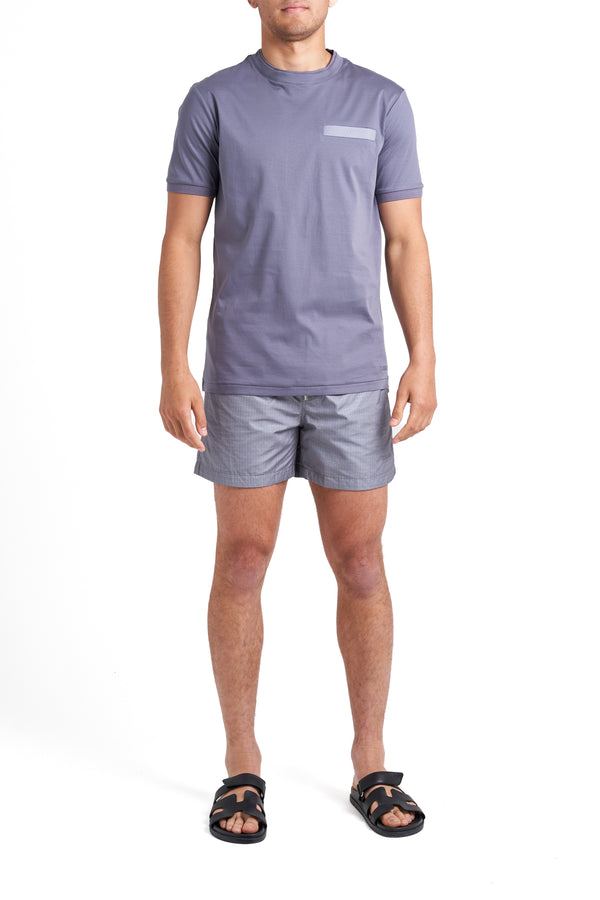 Light & Steel Grey Swim Shorts