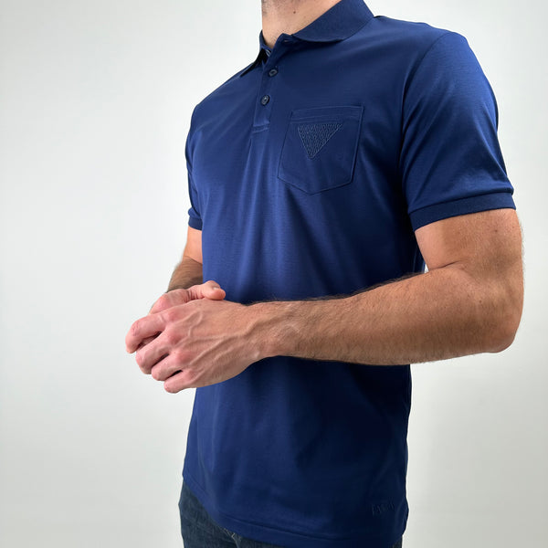 Navy Pocket Polo