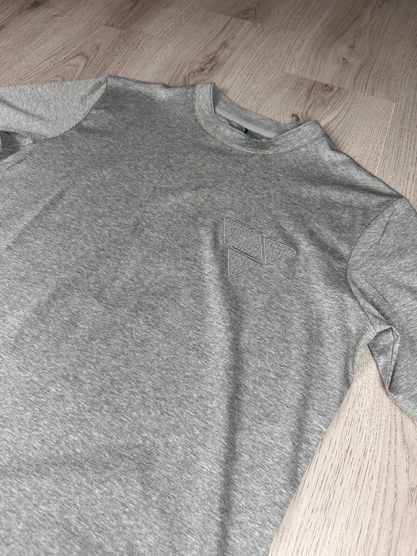 Marl Grey Small Triangle T-Shirt