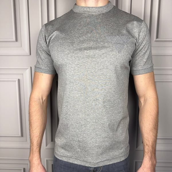 Marl Grey Small Triangle T-Shirt