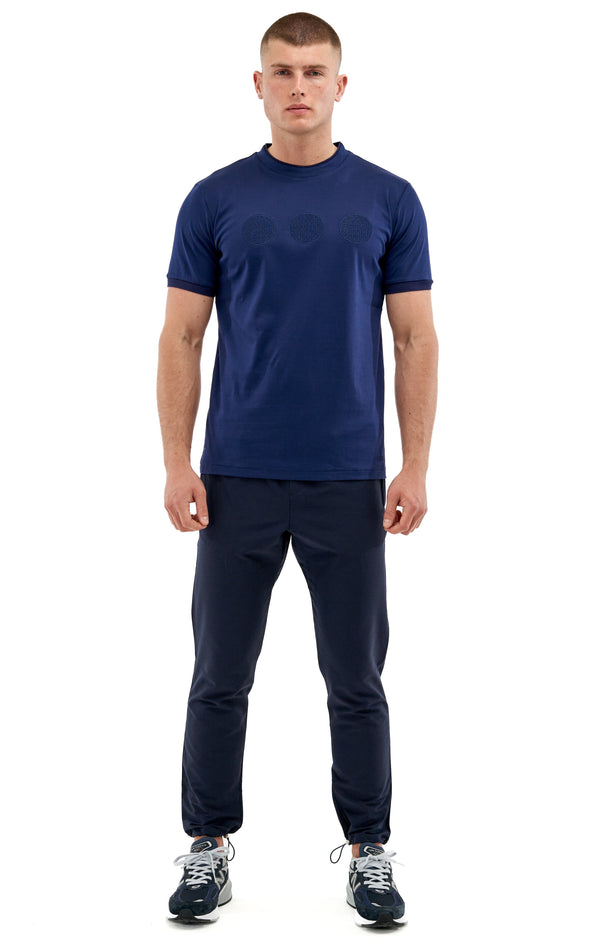 Navy Luxury Track Pants