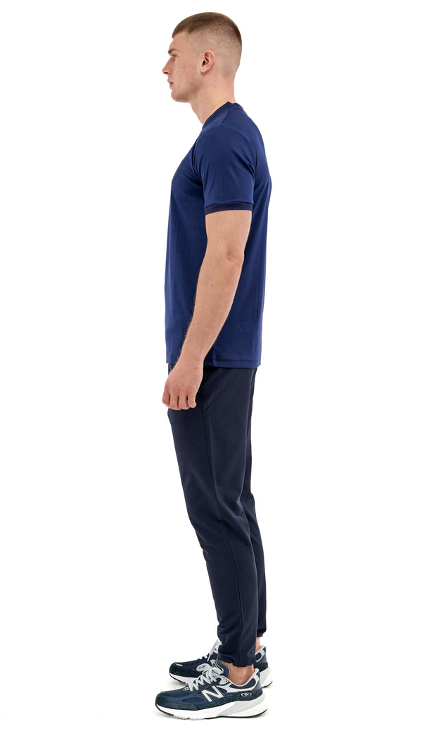 Navy Luxury Track Pants