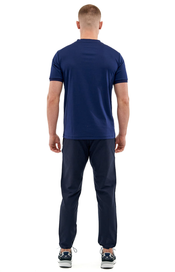 Navy Luxury Track Pants