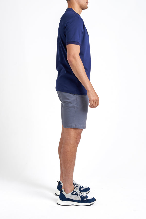 Navy Mercerised Circle T-shirt